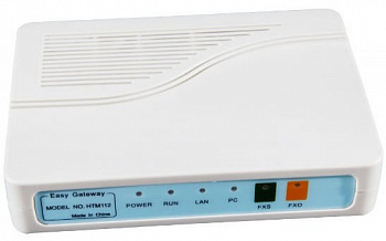 VoIP шлюз HTM-112 (1-FXS Port with 1-FXO Port)